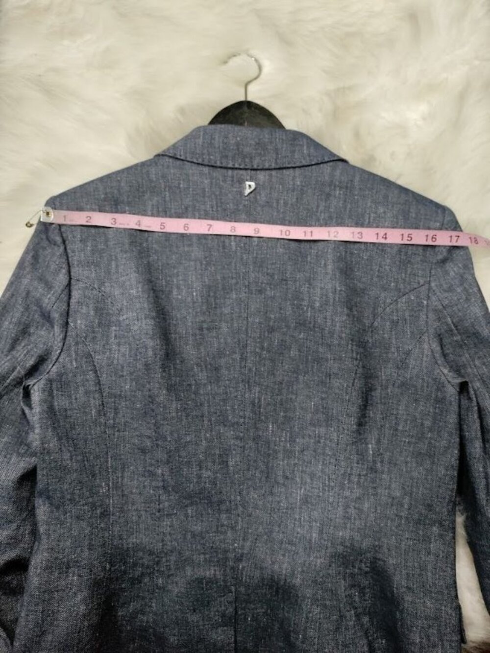 NWT Dondup Lissa Cotton and Linen Single Breasted Blazer S - Picture 10 of 16